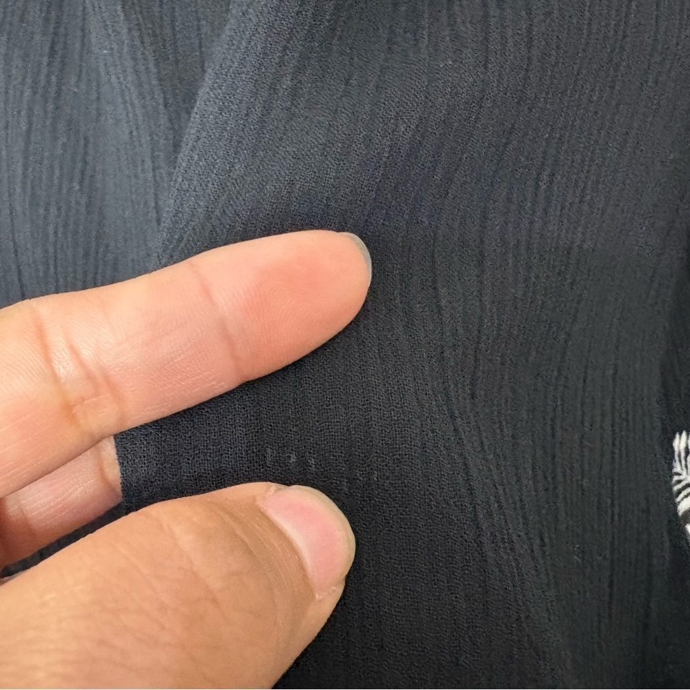 Derek Lam 10 Crosby Kalia Cascade Embroidered Ruffle Mini Dress Black 4 - Picture 7 of 9